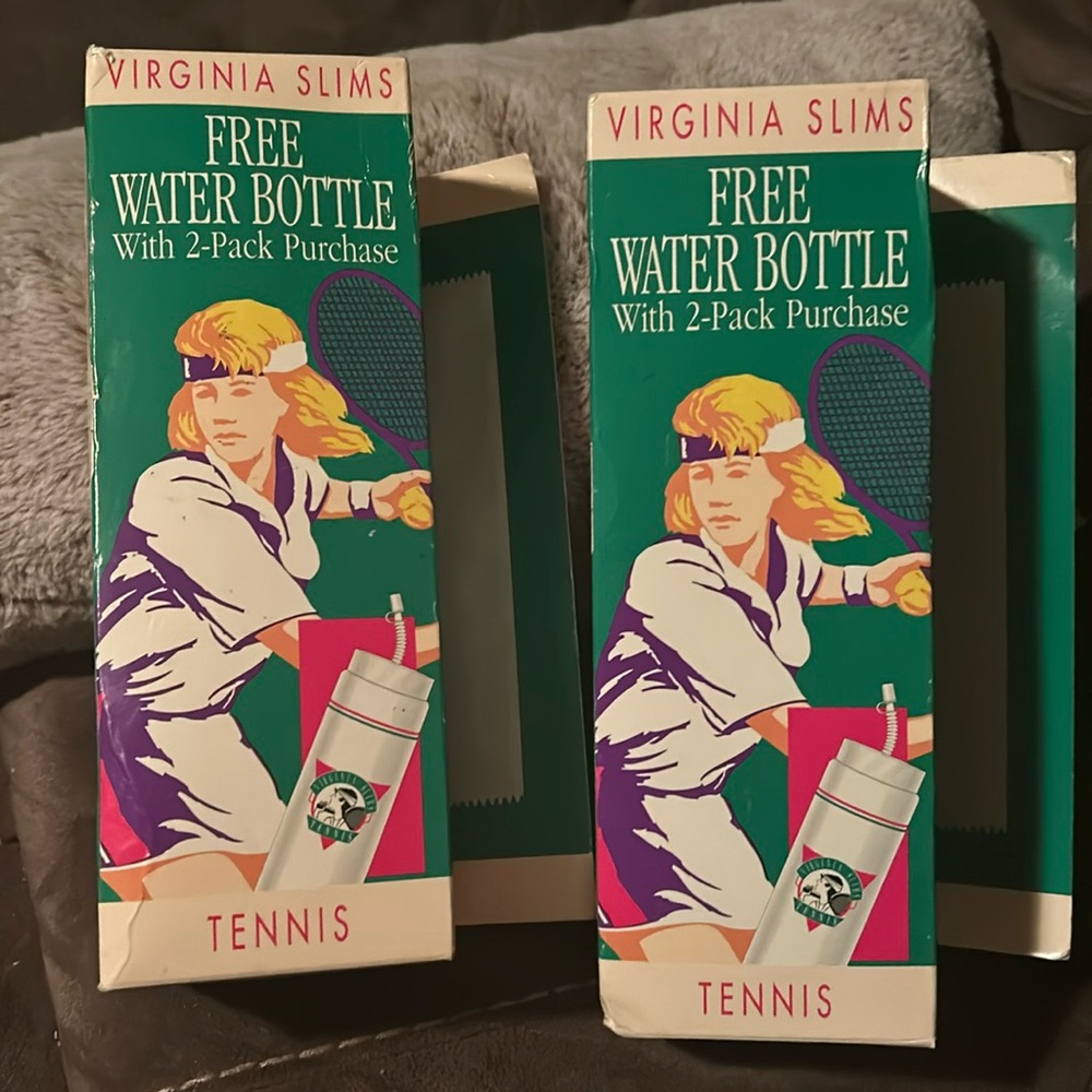 VintagePromotional Item. Virginia Slims, Sports Water Bottle,1992 New lot 2